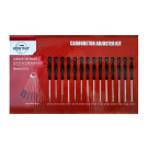 SET CACCIAVITE PER LA REGOLAZIONE DEI CARBURATORI 14 PEZZI