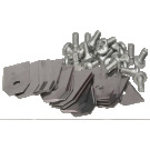 KIT 30 LAMETTE + VITI HUSQVARNA 5351387-02 5351388-02 