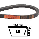 CINGHIA TRAPEZOIDALE LB40 16.5x9.5x1041 mm