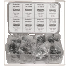 ASSORTIMENTO ANELLI E FISSATORI A CORONA