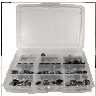 ASSORTIMENTO ANELLI E FISSATORI A CORONA