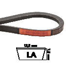 CINGHIA TRAPEZOIDALE LA-24 12.5x7.5x622 mm
