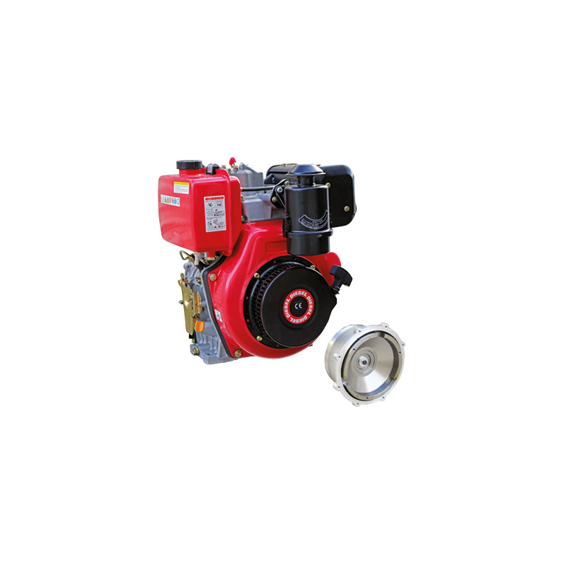 MOTORE DIESEL MODELLO 186 418 CC VERSIONE CON CAMPANA E VOLANO PORTA FRIZIONE SX AVVIAMENTO A STRAPPO ED AVVIAMENTO ELETTRICO + 