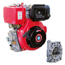 MOTORE DIESEL 306 CC ALBERO CONICO 23 FLANGIA AVVIAMENTO A STRAPPO ED ELETTRICO (SH178ITE)