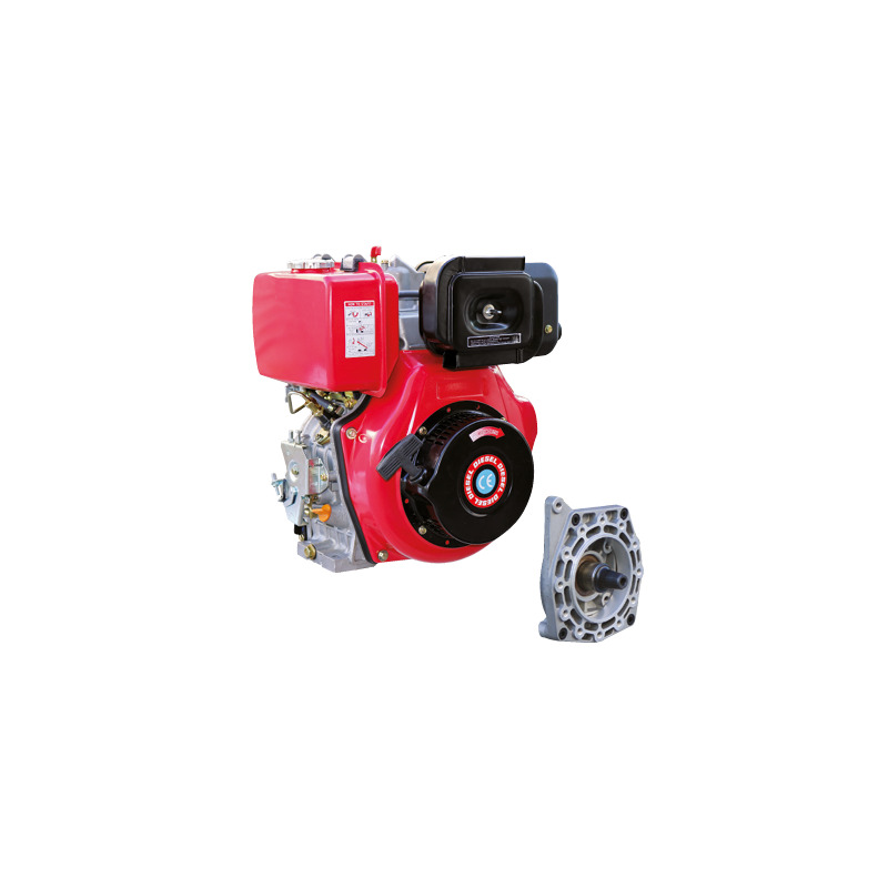 MOTORE DIESEL 306 CC ALBERO CONICO 23 FLANGIA AVVIAMENTO A STRAPPO ED ELETTRICO (SH178ITE)