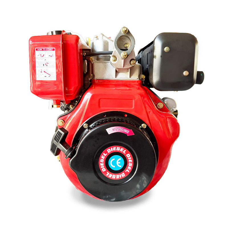 MOTORE DIESEL MODELLO 188 474 CC ALBERO CONICO 24mm FLANGIA ES AVVIAMENTO A STRAPPO ED AVVIAMENTO ELETTRICO