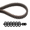 CINGHIA  DOPPIA DENTATURA 20X1600MM 135065600/0  135065605/0
