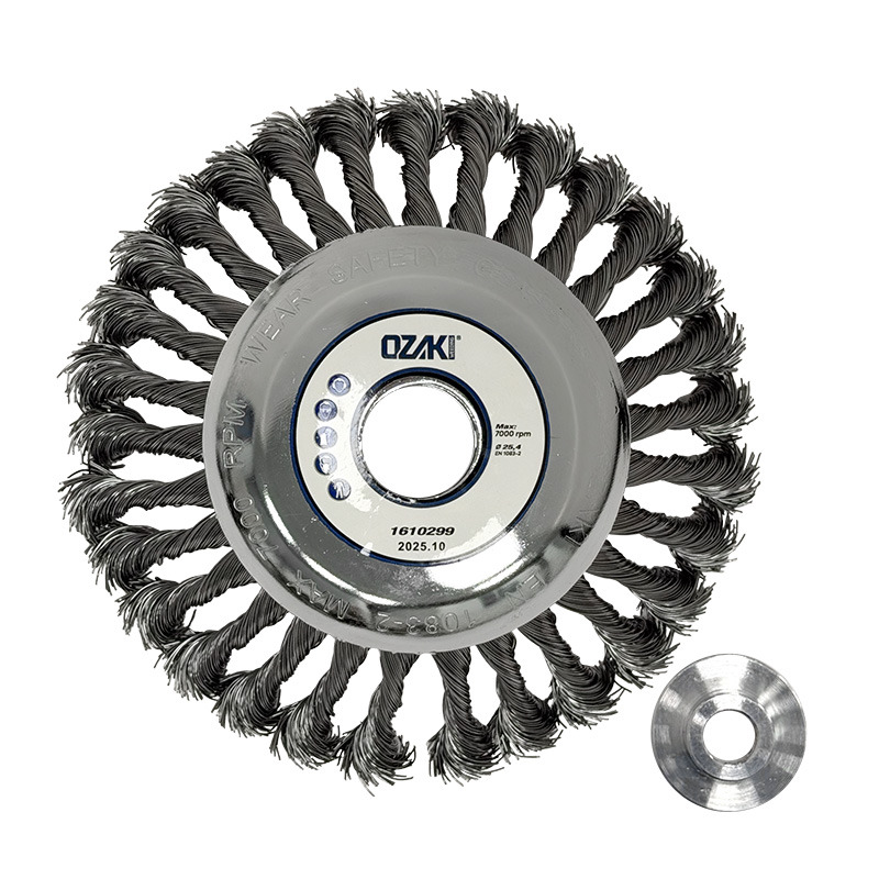 SPAZZOLA IN ACCIAIO PER DECESPUGLIATORE UNIVERSALE (150 mm)