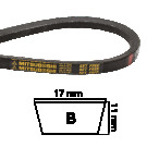 CINGHIA REPL 04052 - V TYP:B x 125 LG KEVL