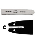 DADO ALPINA 1/4-28 PER BARRA MOTOSEGA 330-380-420-438                        