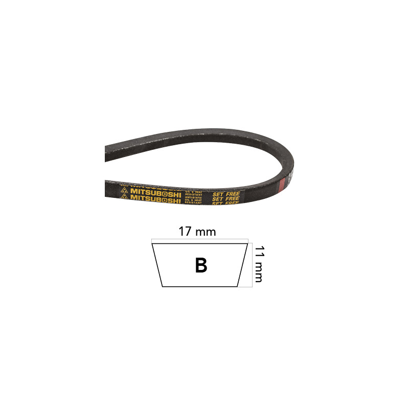 CINGHIA TRAPEZOIDALE B35