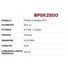 BRASS PUMP SPALLEGGIATO 25L