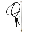 LANCIA TELESCOPICA IN ALLUMINIO CON RACCORDI IN OTTONE 47-100 CM