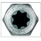 INSERTO UNIVERSALE CALETTATO 7 DENTI CPL.