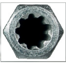 INSERTO UNIVERSALE CALETTATO 9 DENTI CPL.