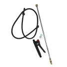 LANCIA TELESCOPICA IN ALLUMINIO CON RACCORDI IN OTTONE 47-100 CM