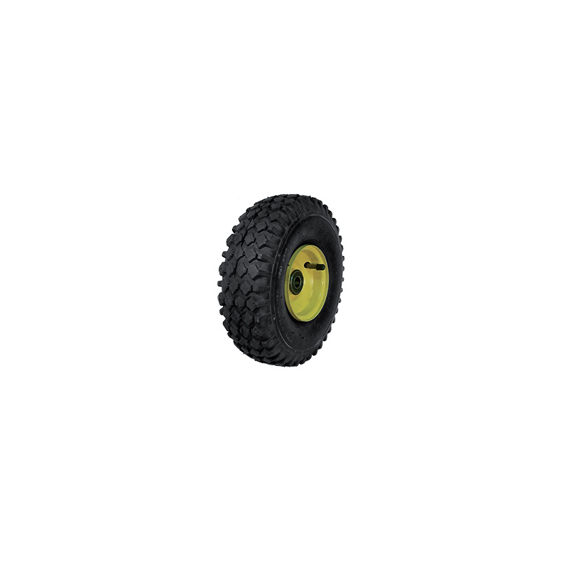 RUOTA COMPLETA 410X350-4 CON CHIAVETTA  