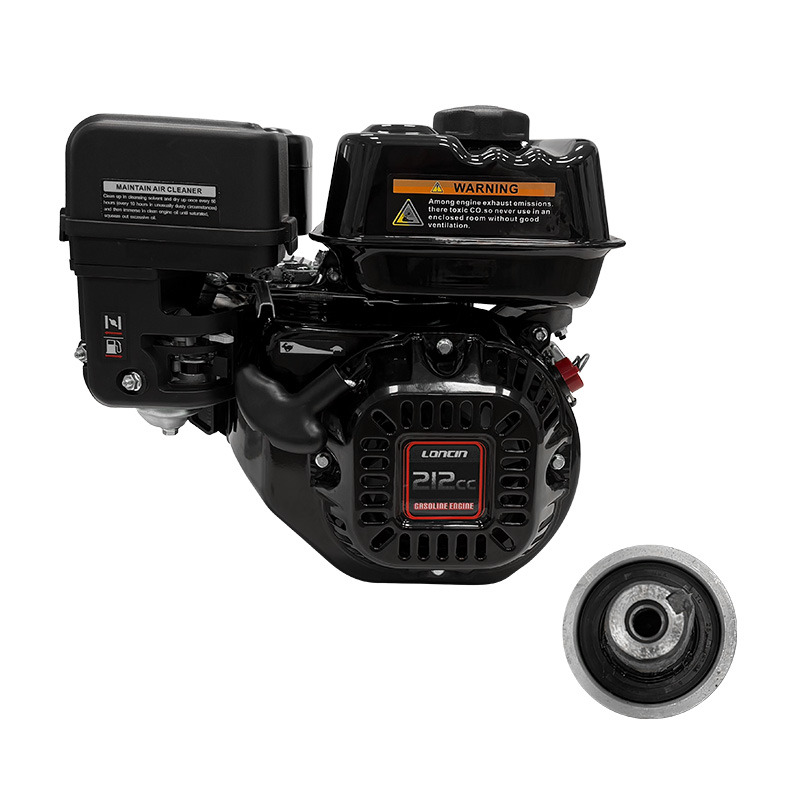 MOTORE LONCIN 212 CC MONOCILINDRICO ALBERO ORIZZONTALE 19.05x61.6 OHV AVVIAMENTO A STRAPPO