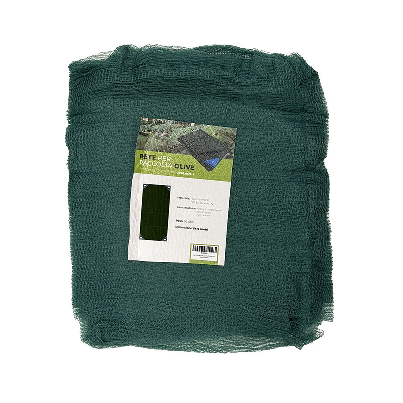 RETE PER RACCOLTA OLIVE 90 G 05x10 METRI (4,5KG)