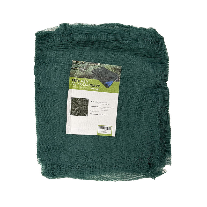 RETE PER RACCOLTA OLIVE 33 G 06x06 METRI (1,2KG)