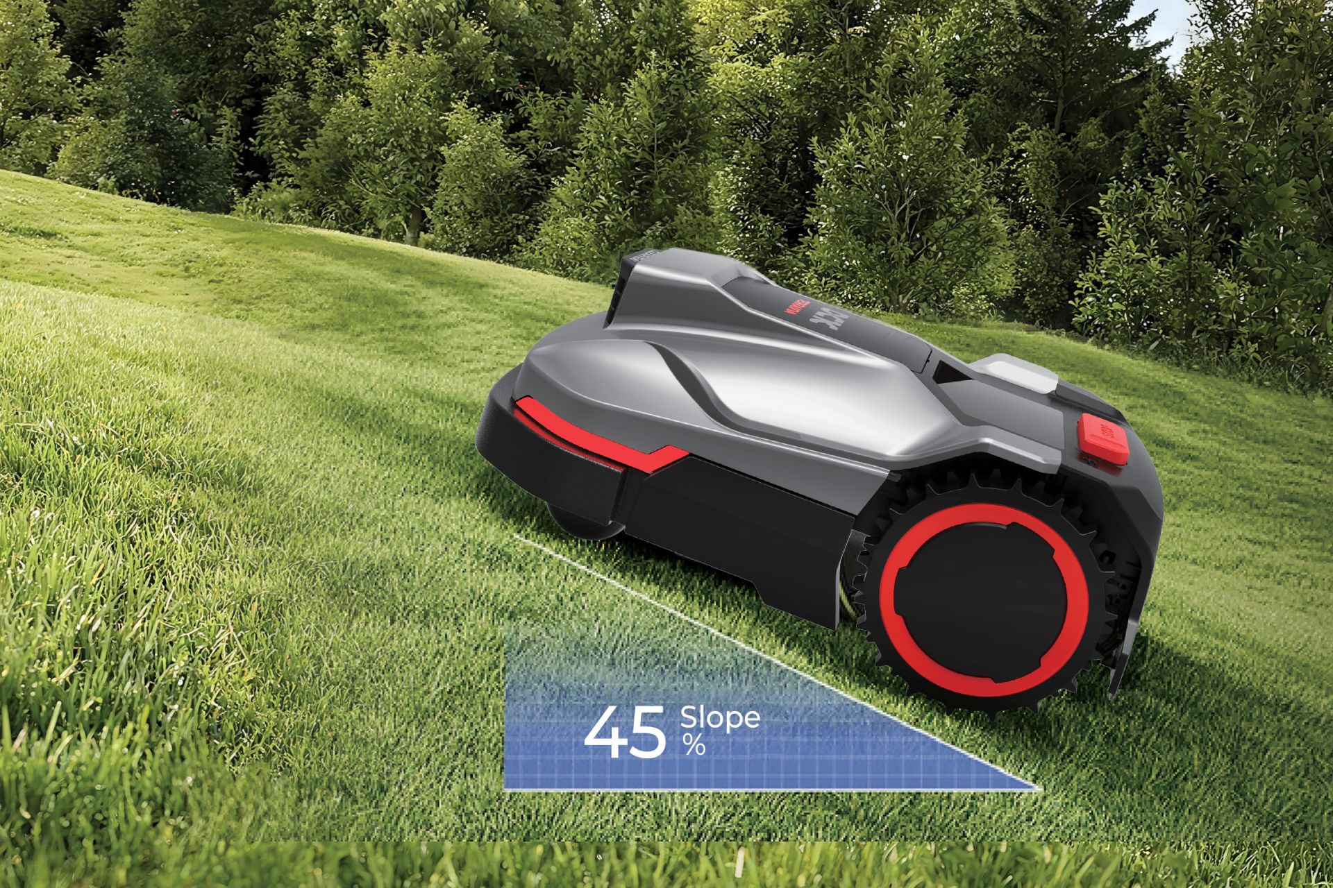 robot_rasaerba_KDRM308_pendenza_45_gradi